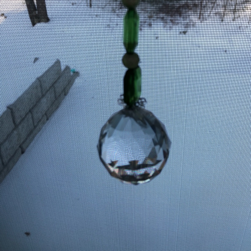 Hanging crystals